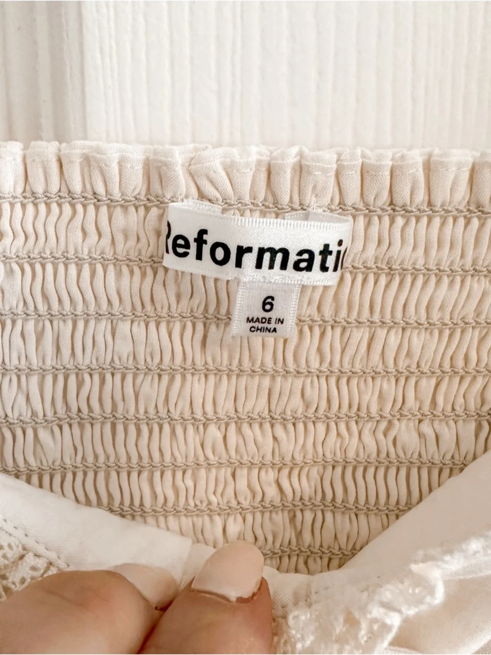 Reformation excellent gently